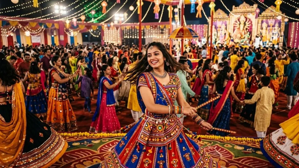 navratri 2026 instagram captions for garba and dandiya nights photos (2)