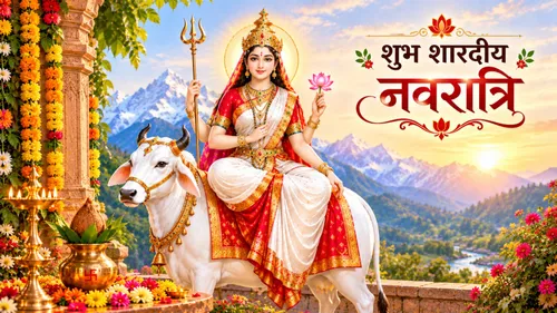 Navratri 1st day maa shailputri shayari