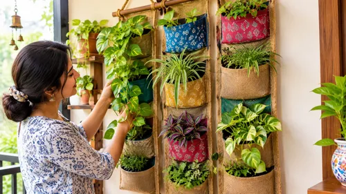 DIY vertical garden