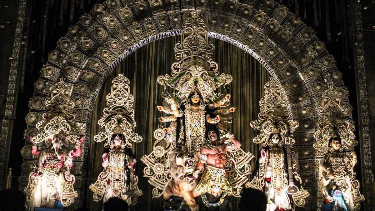 navratri durga pandals in delhi ncr