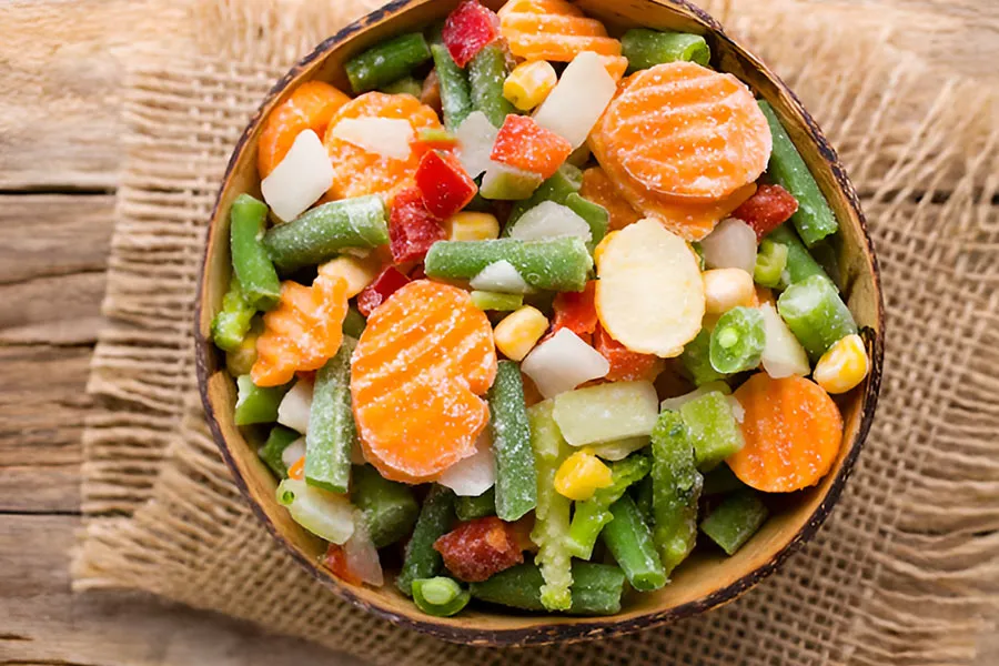 Frozen sabji tips