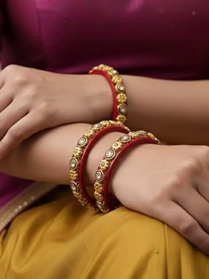 kundan foil kangan