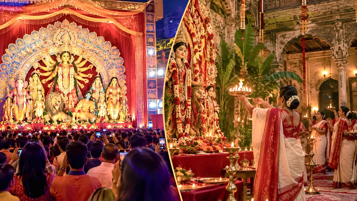 Durga Puja in Kolkata's old havelis