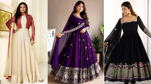 karwa chauth anarkali suit