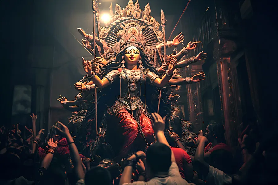 durga puja 2026 night