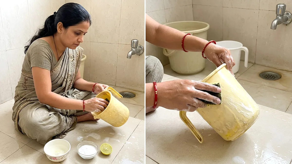 How to Clean Yellow Plastic Mug at Home