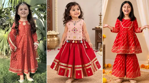 Kanya Pujan 2026 Dress For Baby Girl