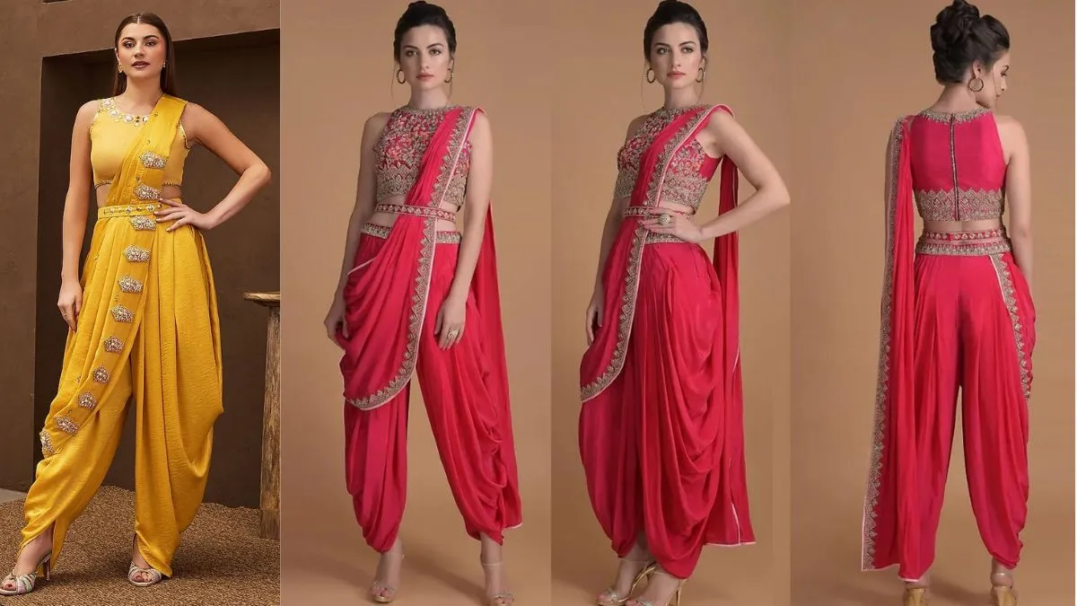 dhooti drape