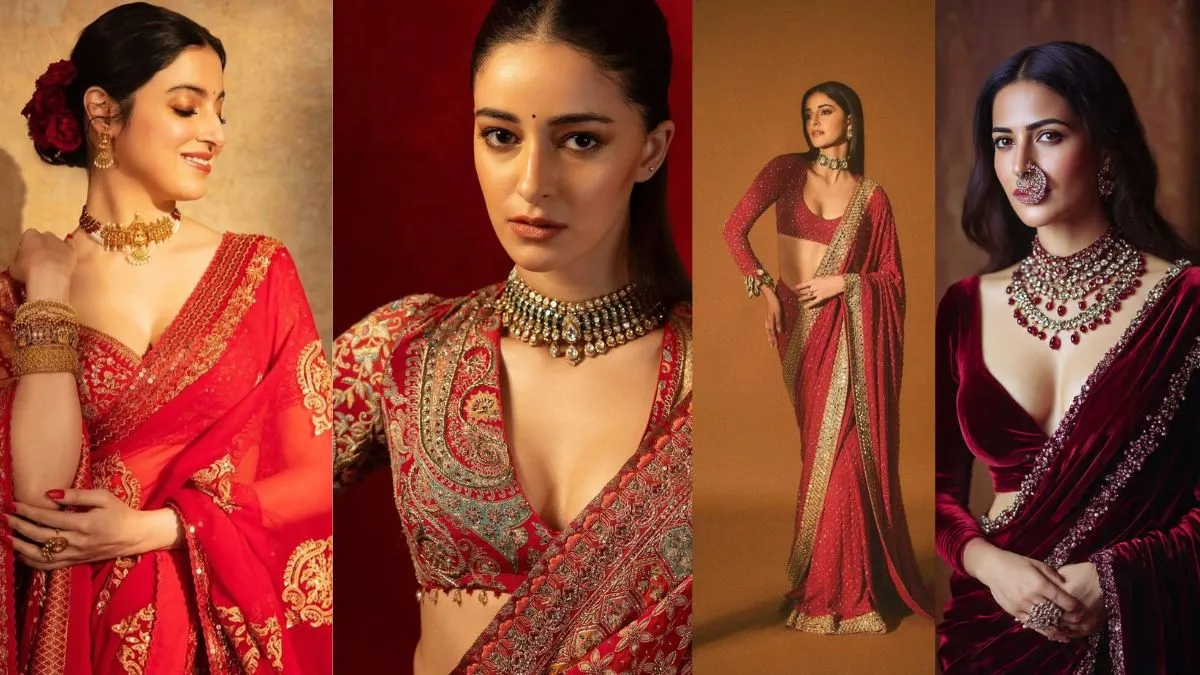 karwa chauth 2026 deep neck blouse designs 