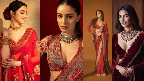 karwa chauth 2026 deep neck blouse designs