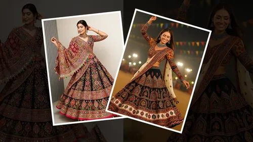 Navratri Dupatta Draping Styles: नवरात्रि में चनिया चोली के साथ ट्राई करें ये 5 ट्रेंडिंग दुपट्टा स्टाइल्स, लुक लगेगा सबसे अलग 
