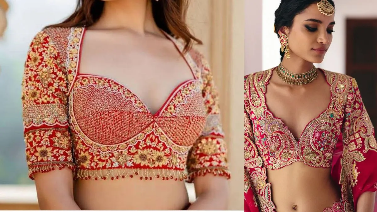 sweatheart neck blouse
