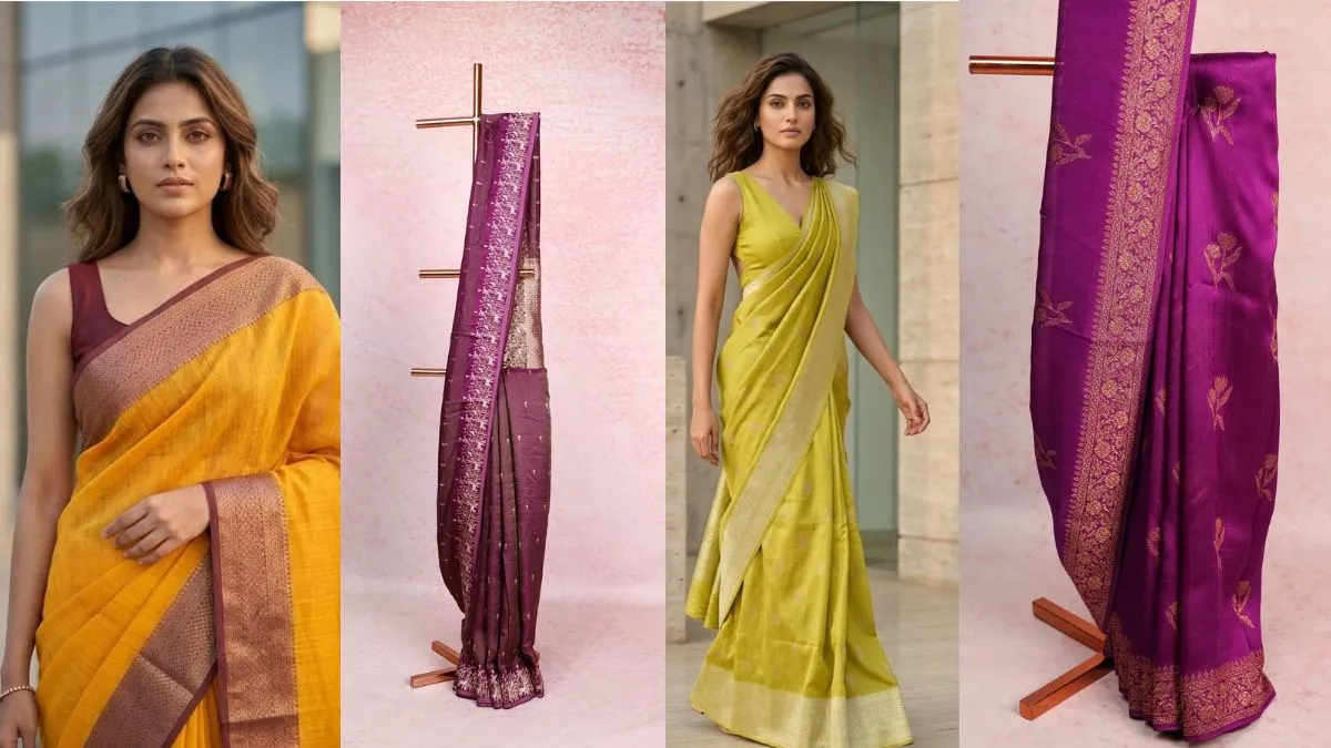 Banarasi Jute Silk Sarees
