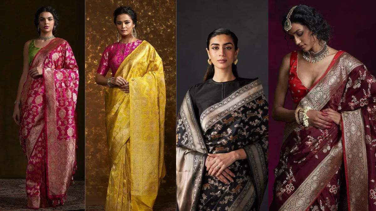 Jangla Banarasi Sarees