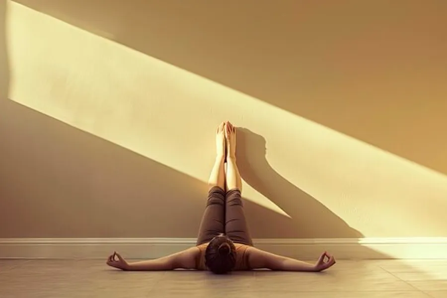 Viparita Karani Yoga hindi