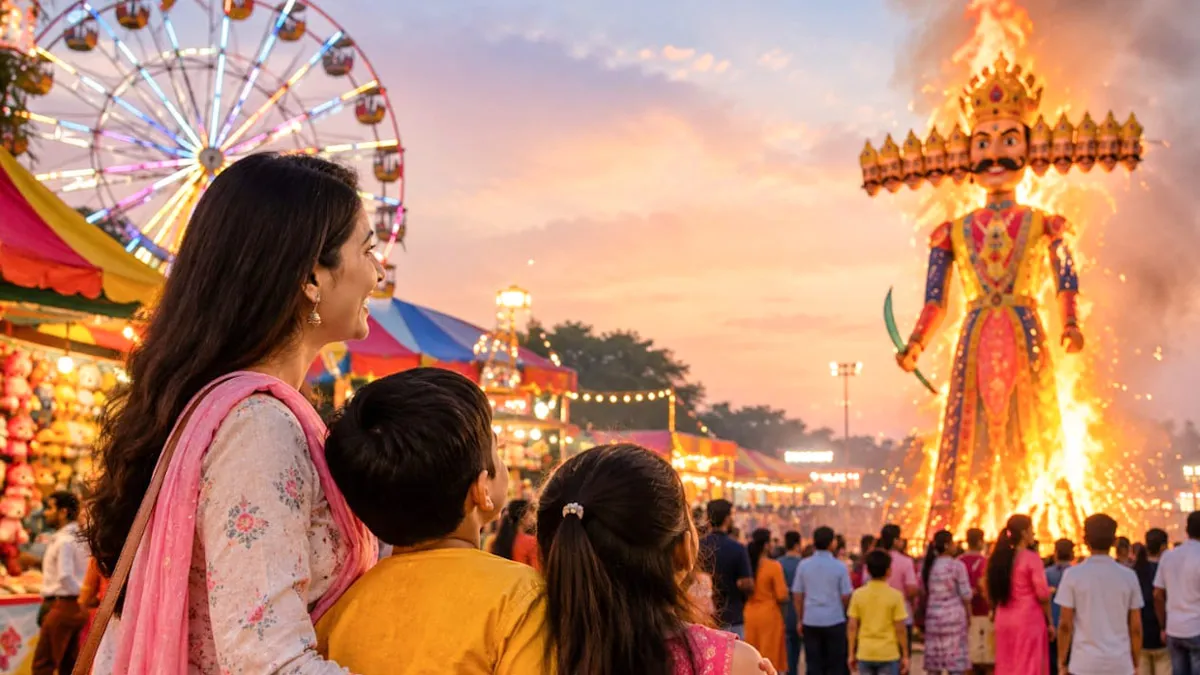 dussehra mela safety tips for kids