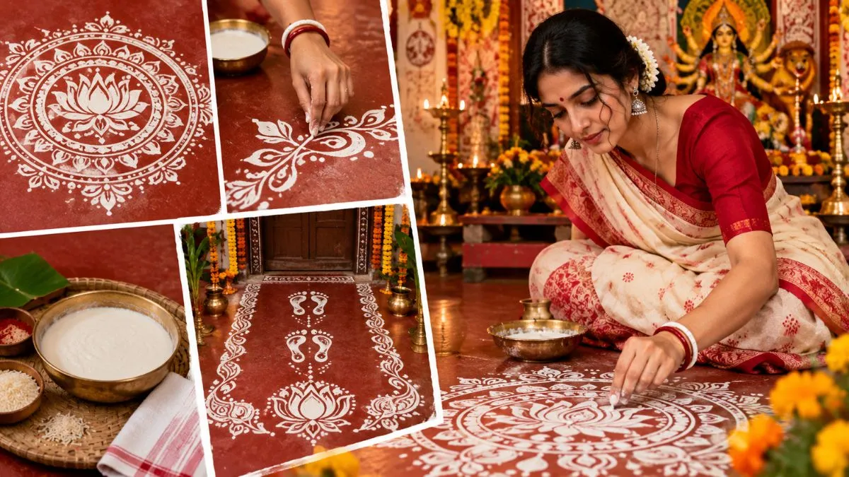alpana art of bengal