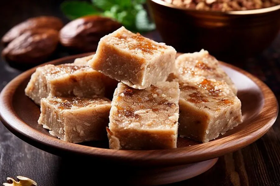 walnut burfi
