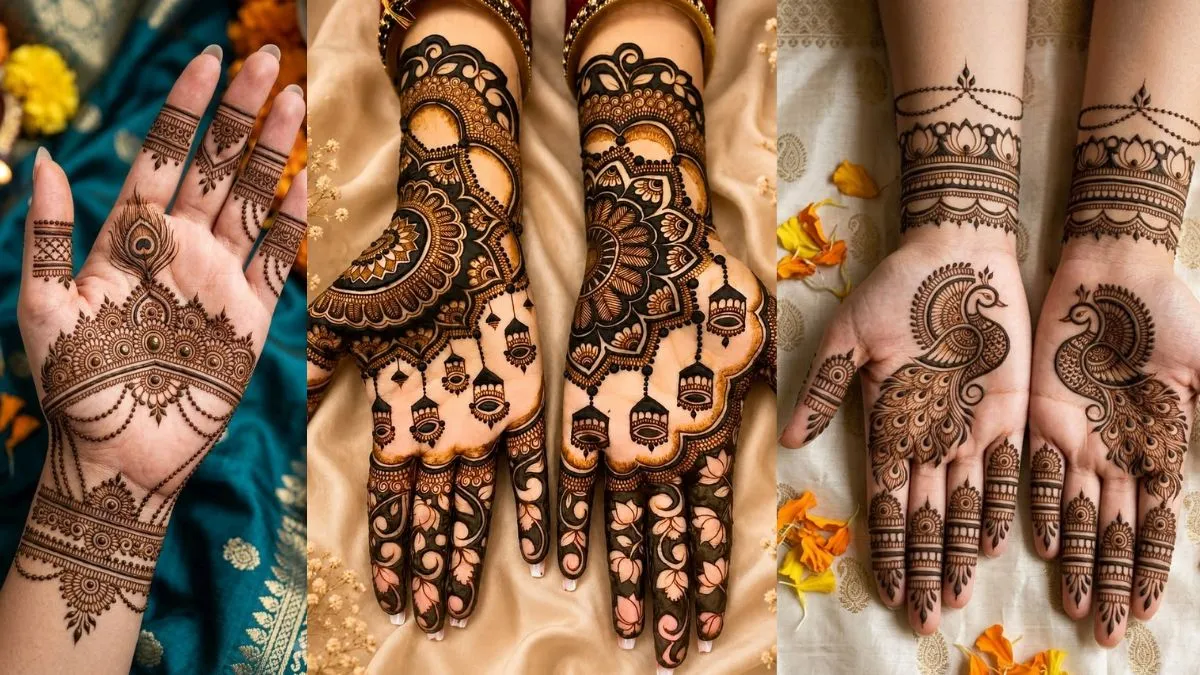 Jewellery-Inspired Front Hand Mehndi Designs