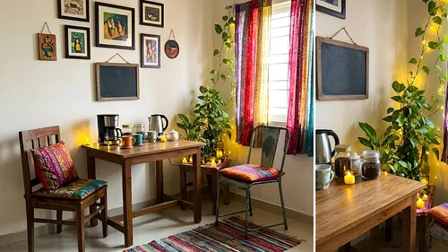 cafe style decor at home budget tips hindi