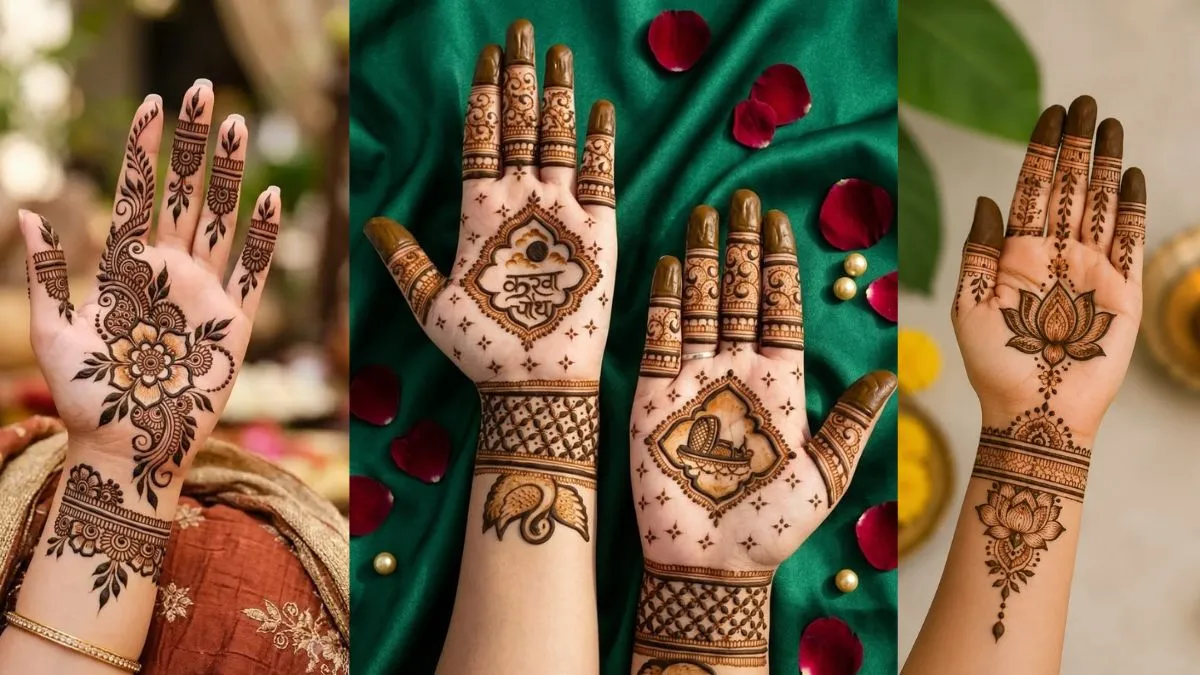 Minimal and Aesthetic Front Hand Mehndi Designs