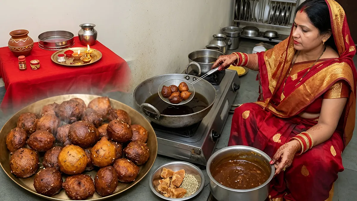 Karwa Chauth 2026 Jaggery Gulgule Recipe
