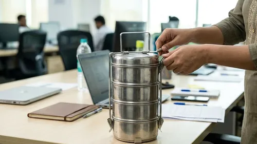 History of Tiffin in India