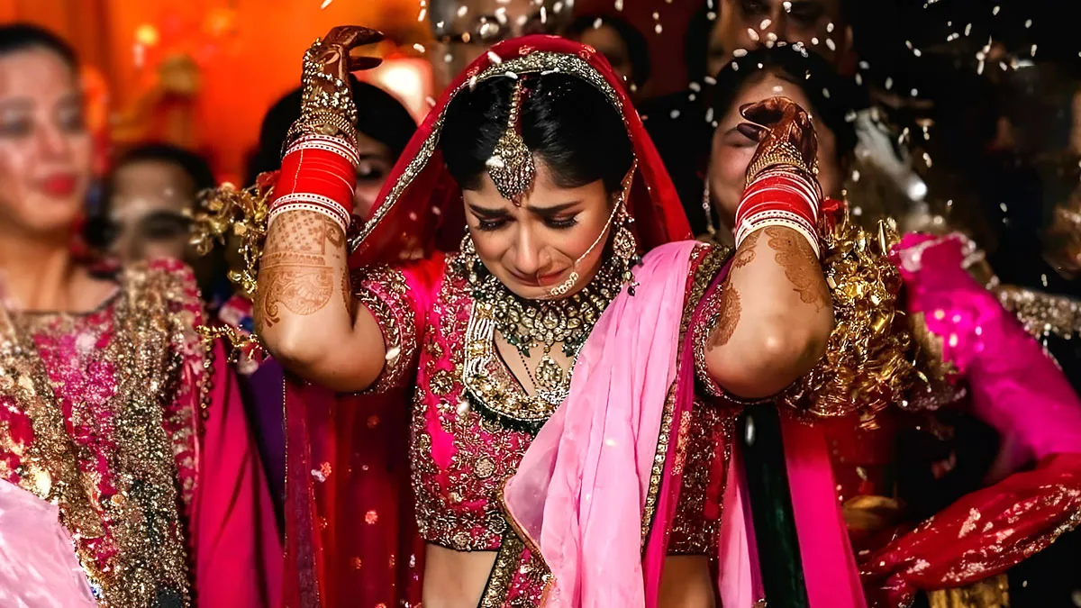 Vidai Ke samay dulhan chawal kyu dalti hain