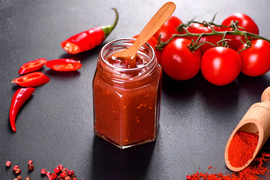 sauce bottle