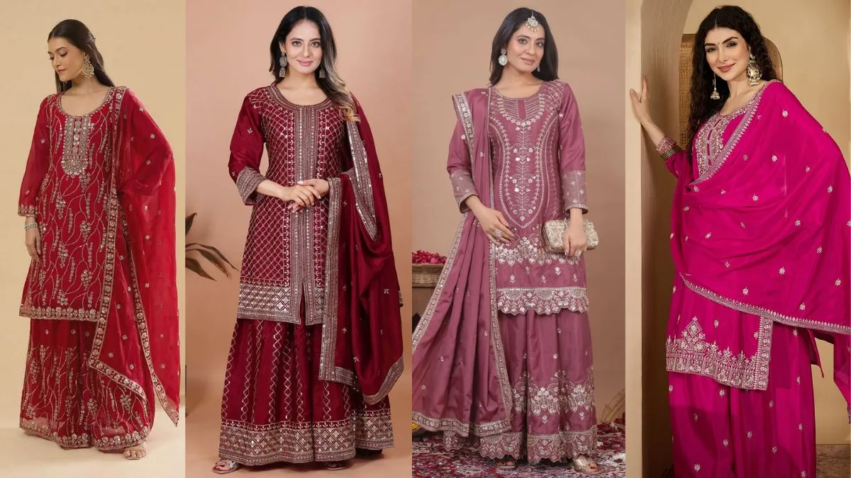 Sequin Palazzo Suits Are the Perfect Choice for a Glamorous Look