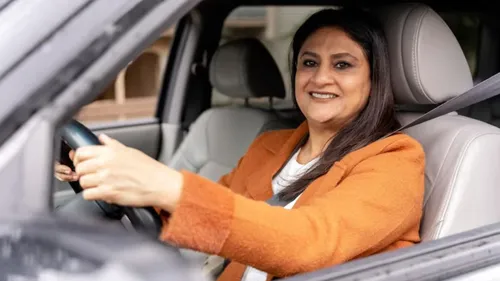 Women driving confidence