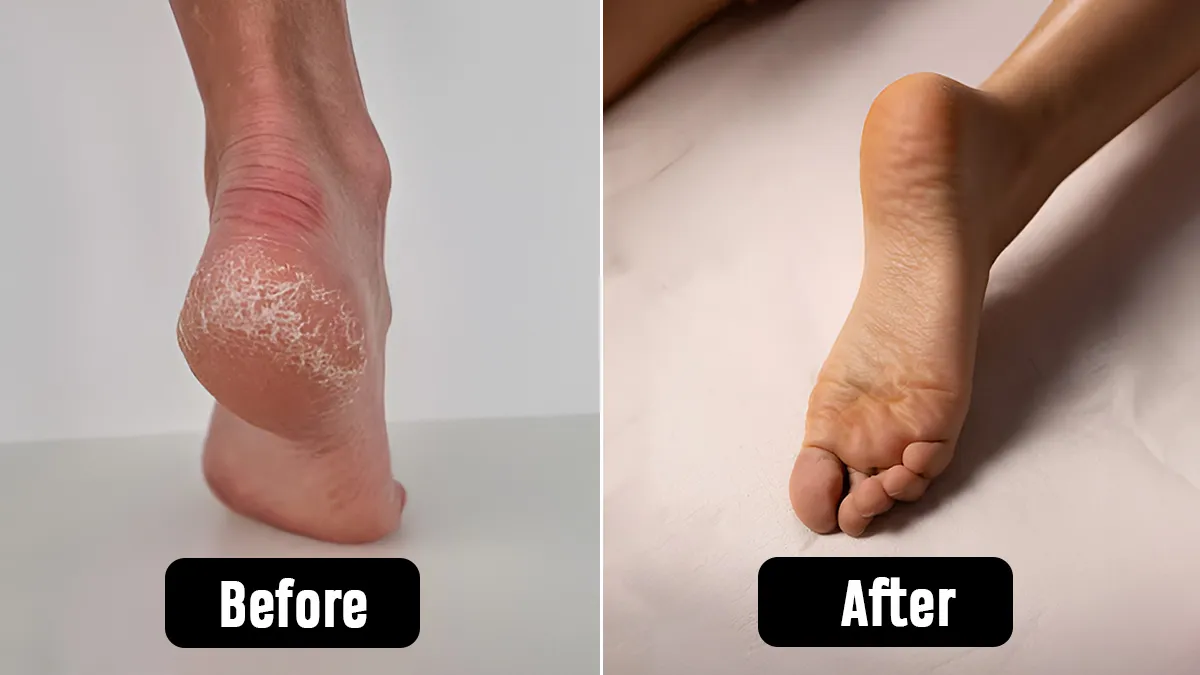 how to use coconut oil for cracked heels