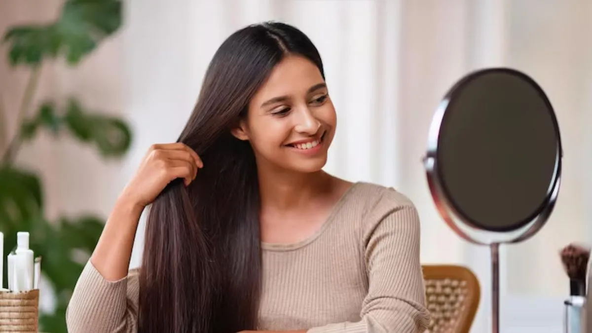 hair care routine for office going women (1)