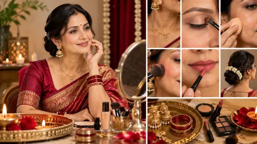 makeup tips for karwa chauth 2026 50 plus women