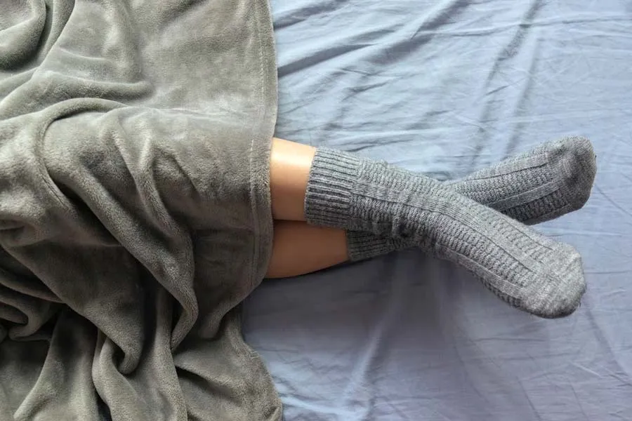 wear socks for cracked heels