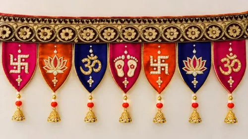 diy toran from old saree