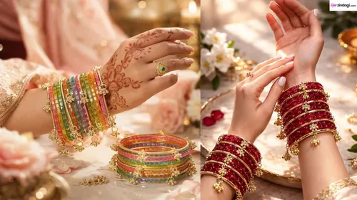 karwa chauth 2026 best glass bangle colour combinations