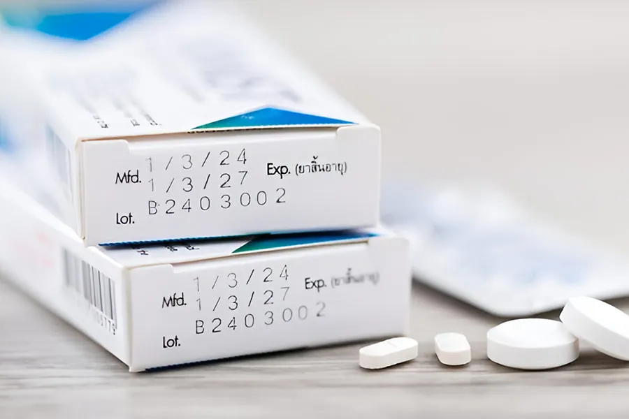 Medicine Packet expiry date