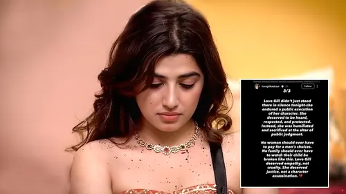love gill team issues an official statement after kaashvi confronted her about closeness with scout in bigg boss 20 wkv