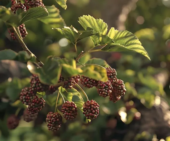 mulberries plantation