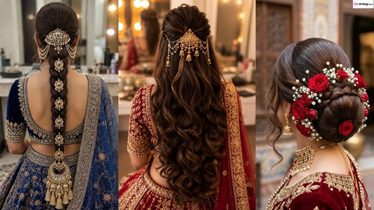 5 hairstyles for karwa chauth