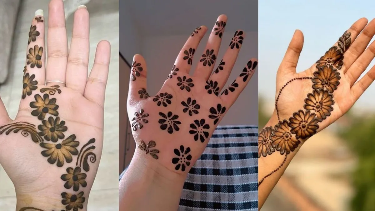 flower mehndi