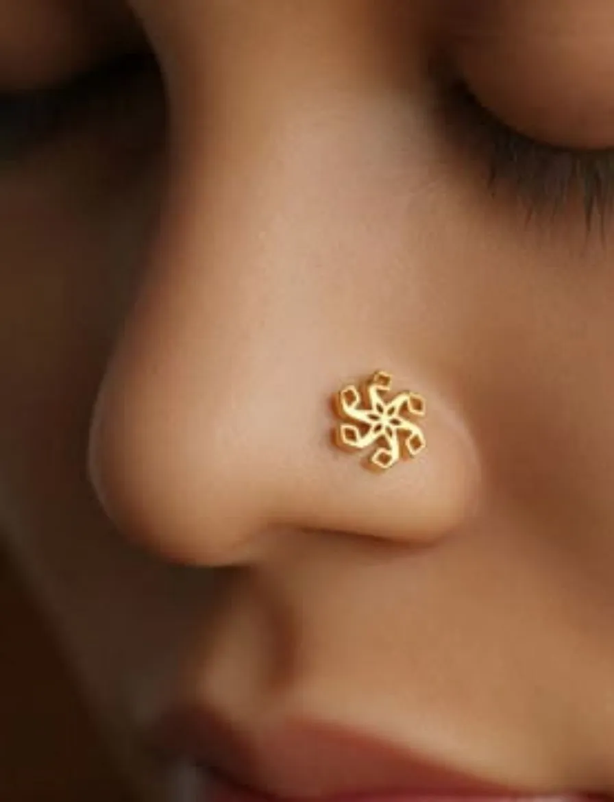 gold nose pin latest designs (4)