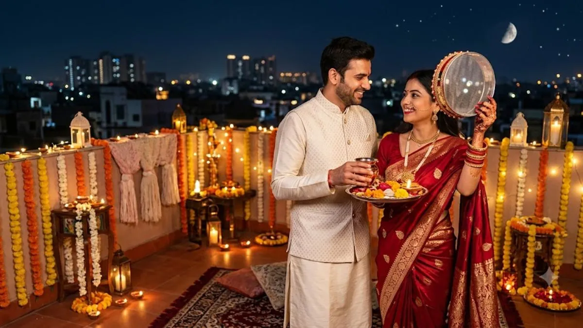 how modern husbands fasting for wives in karwa chauth