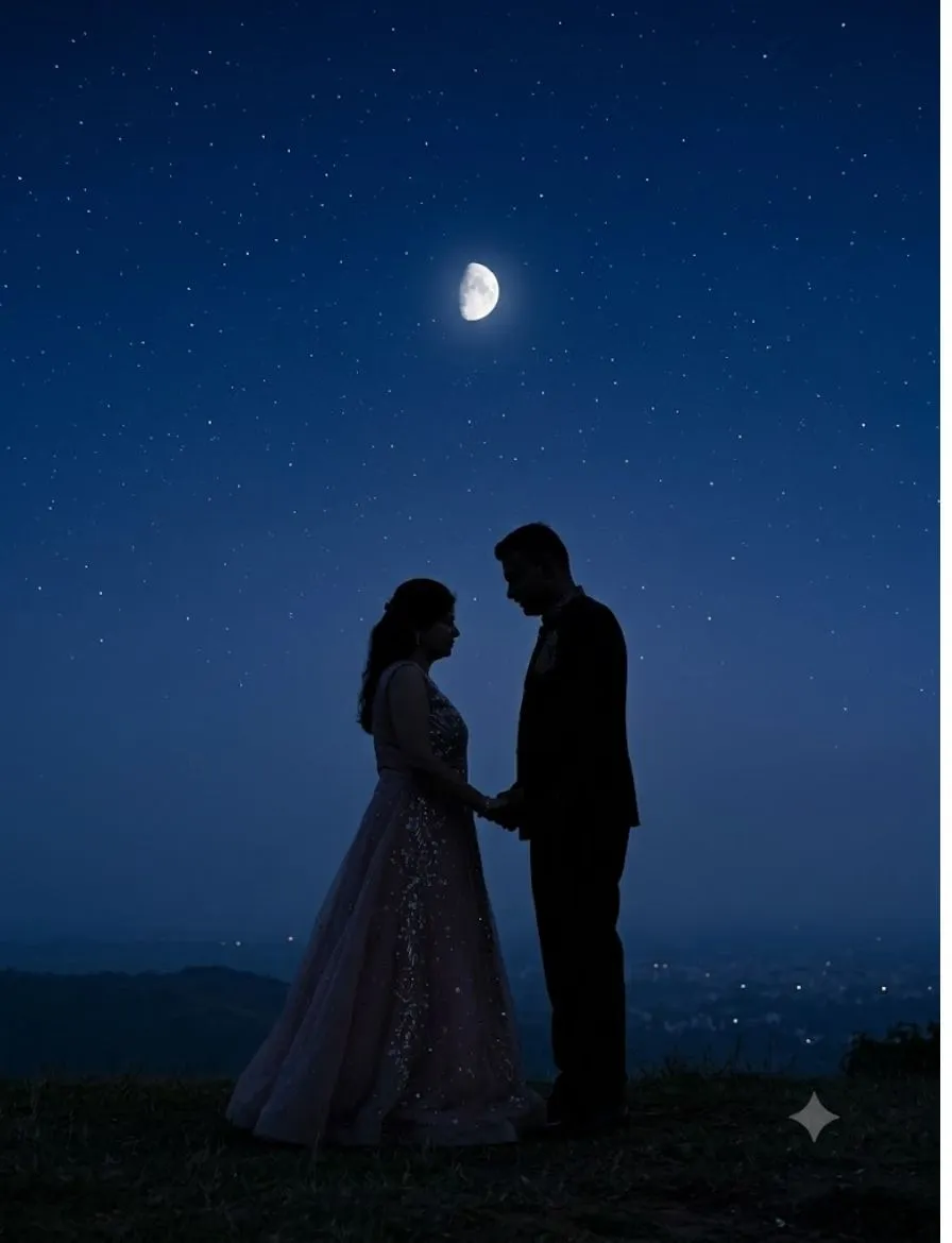 karwa chauth couple photo with ai prompts (4)