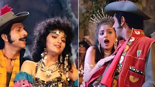 naseeruddin shah felt uncomfortable to perform romantic song tirchhi topi wale with actress sonam in tridev movie