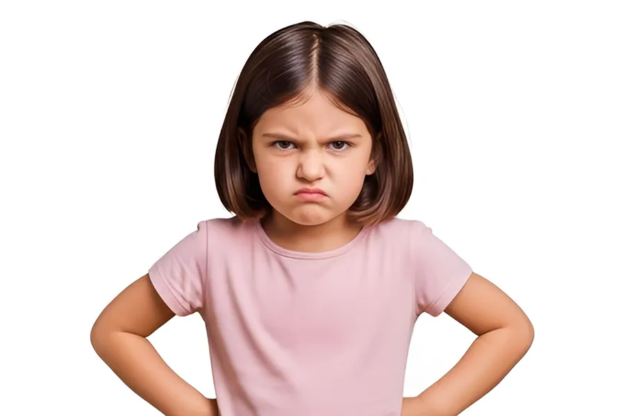 stubborn kid