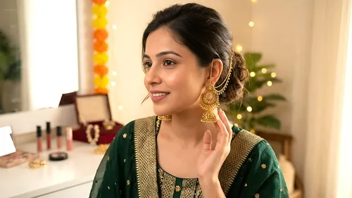 Hacks To Wear Heavy Jhumka Without Pain