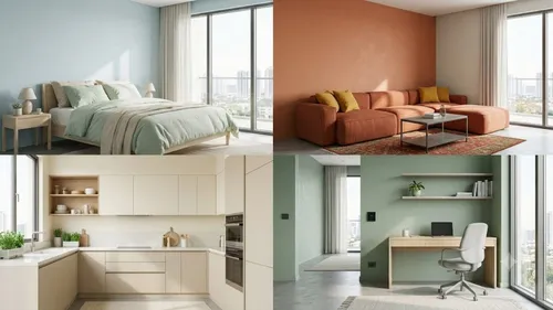 wall colour psychology shades home decor