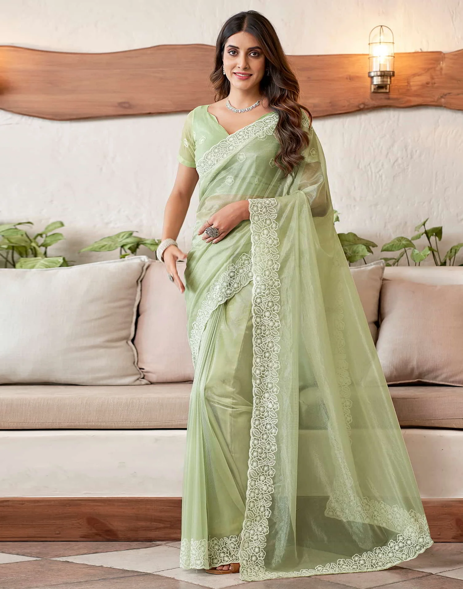 organza sarees
